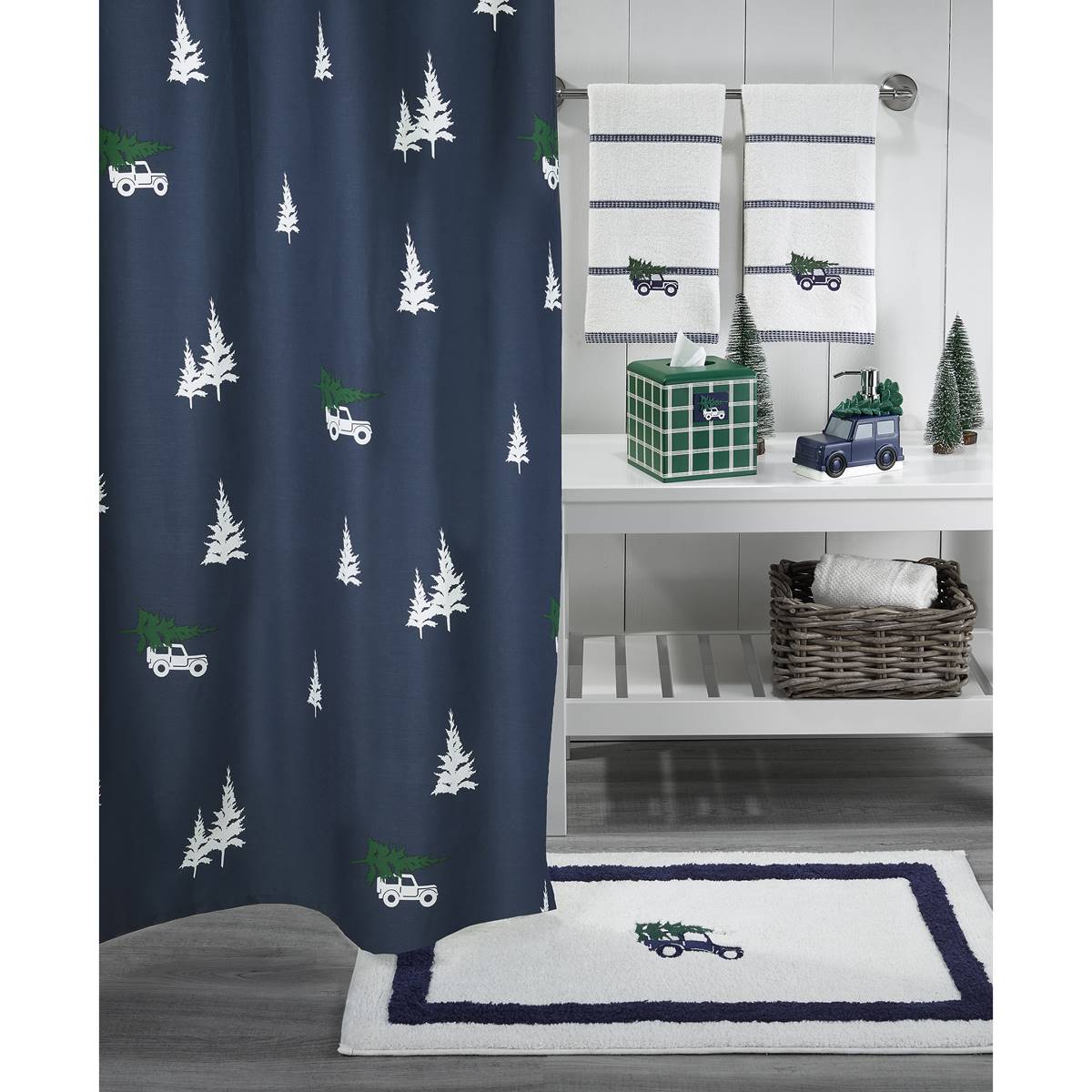 IZOD(R) Pine Trail Shower Curtain