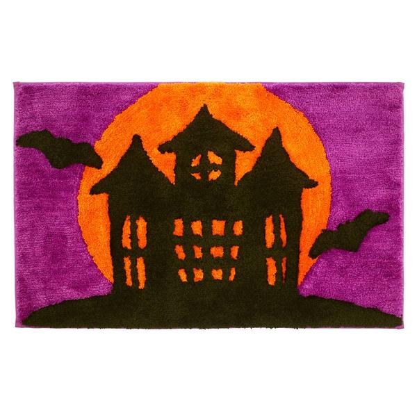Avanti Spooky House Halloween Bath Rug