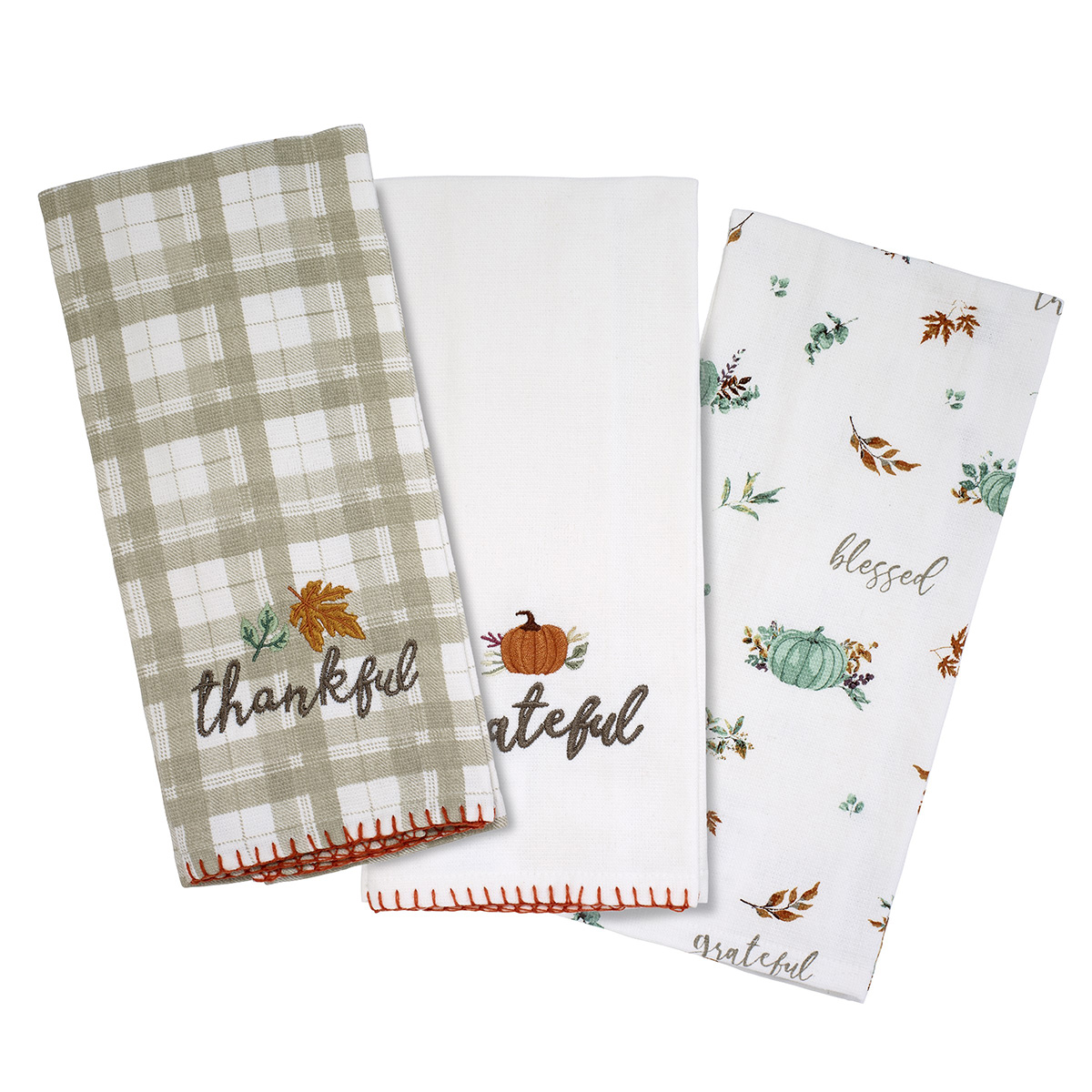 Avanti Grateful Patch 3pc. Kitchen Towel Set