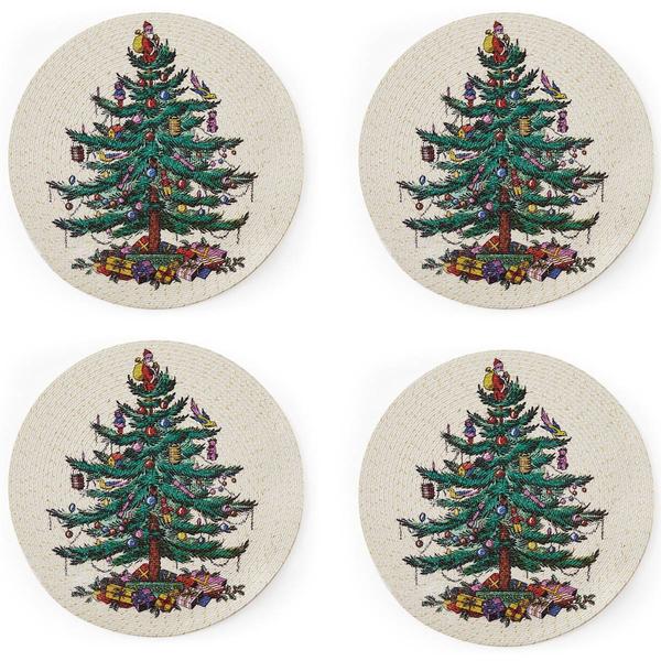 Spode(R) Christmas Tree Round Placemats - Set of 4 alternate view