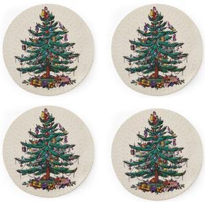 Spode(R) Christmas Tree Round Placemats - Set of 4 alternate view