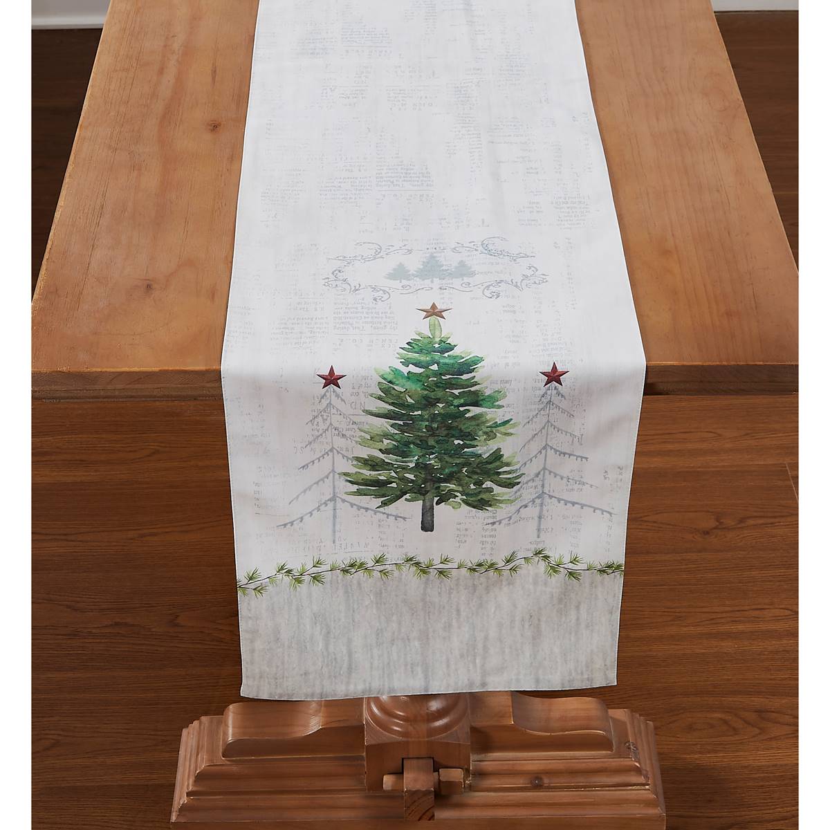 Avanti Trees Holiday Table Runner - 72in.