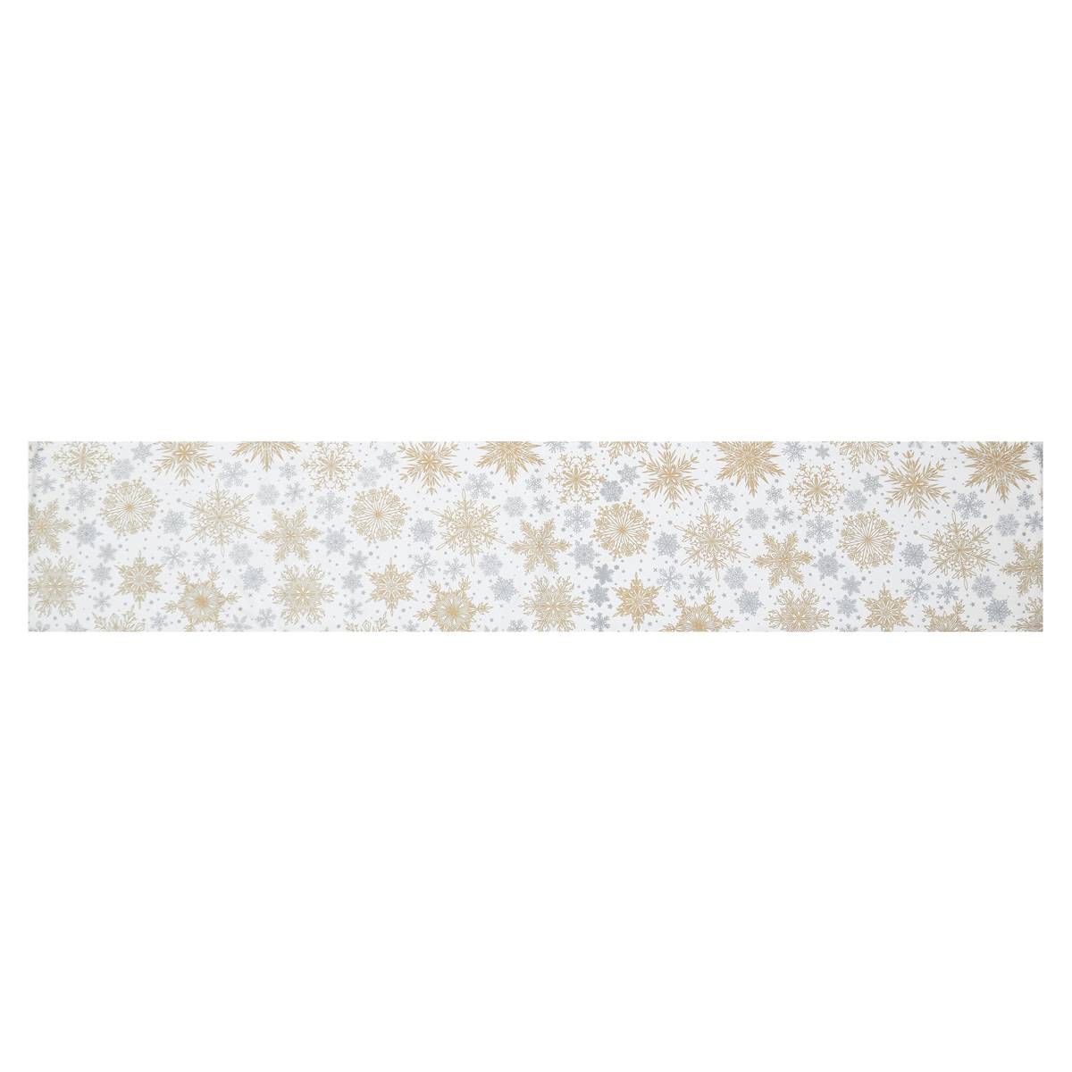 Avanti Snowflakes Holiday Table Runner - 72in.