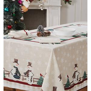 Avanti Country Snowman Holiday Tablecloth