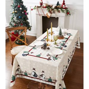 Avanti Country Snowman Holiday Tablecloth alternate view
