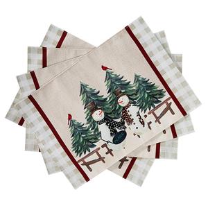 Avanti Country Snowman Holiday Placemats - Set of 4 alternate view