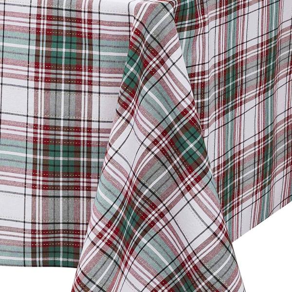 Avanti Holiday Plaid Tablecloth alternate view