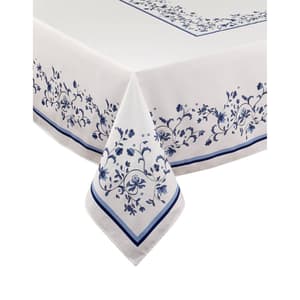 Spode® Blue Portofino Blue & White Floral Tablecloth