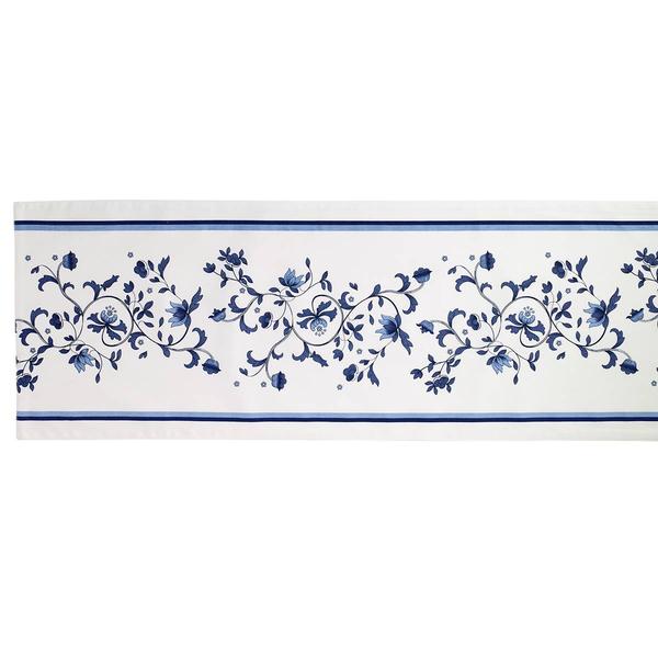 Spode(R) Blue Portofino Blue & White Floral Table Runner - 14x74 alternate view