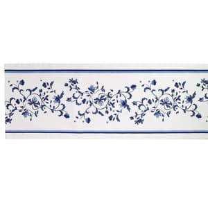 Spode® Blue Portofino Blue & White Floral Table Runner - 14x74