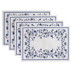 Spode(R) Blue Portofino Blue & White Flora Placemat - Set of 4