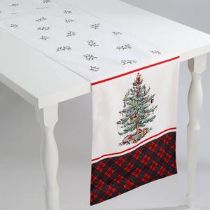 Spode(R) Christmas Tree(R) Tartan Table Runner alternate view