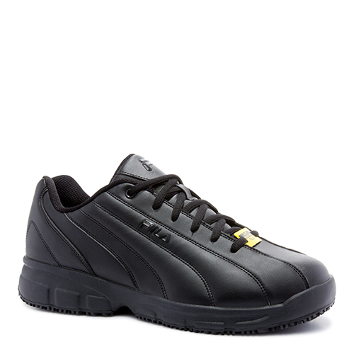 Mens Fila Memory Niteshift Work Sneakers - Black