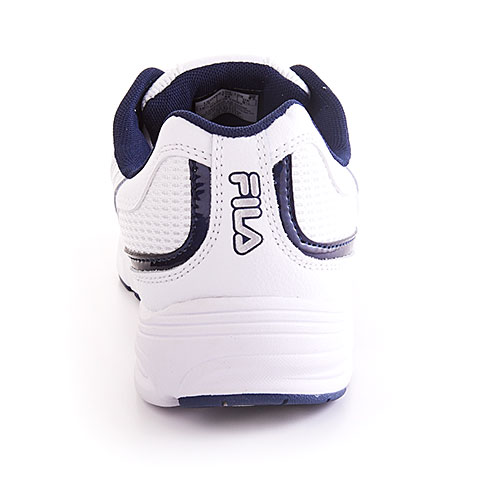 Mens Fila Talon 3 Mesh Athletic Sneakers - White/Navy