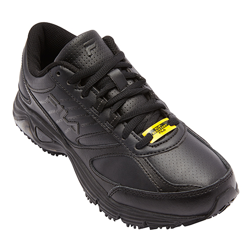 Womens Fila Memory Flux Work Shoes - Black