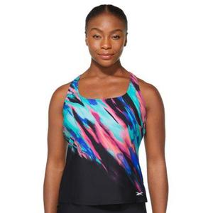 Womens Reebok(R) Racer Back Tankini Swim Top