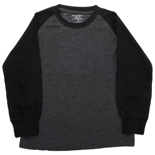 Boys (4-7) Architect(R) Jean Co. Raglan Thermal Long Sleeve Top