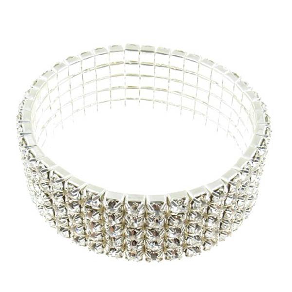 Rosa Rhinestones Rhinestone Statement Bracelet