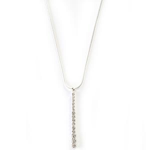 Rosa Rhinestones Crystal Graduated Linear Pendant