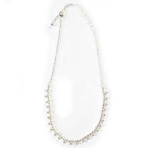 Rosa Rhinestones Crystal Accent Necklace
