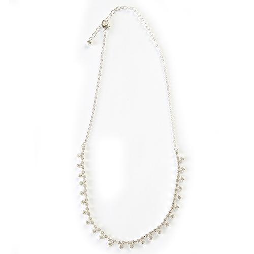 Rosa Rhinestones Crystal Accent Necklace