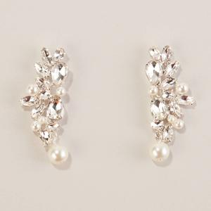 Rosa Rhinestones Glitz Crawler Earrings