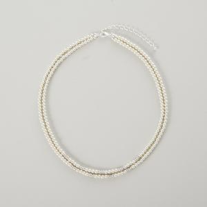 Rosa Rhinestones Pearl & Rhinestone Strand Necklace