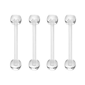 4pc. 14-Gauge Bioflex Tongue Retainer