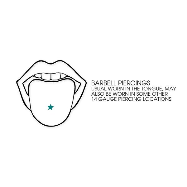 4pc. 14-Gauge Bioflex Tongue Retainer alternate view