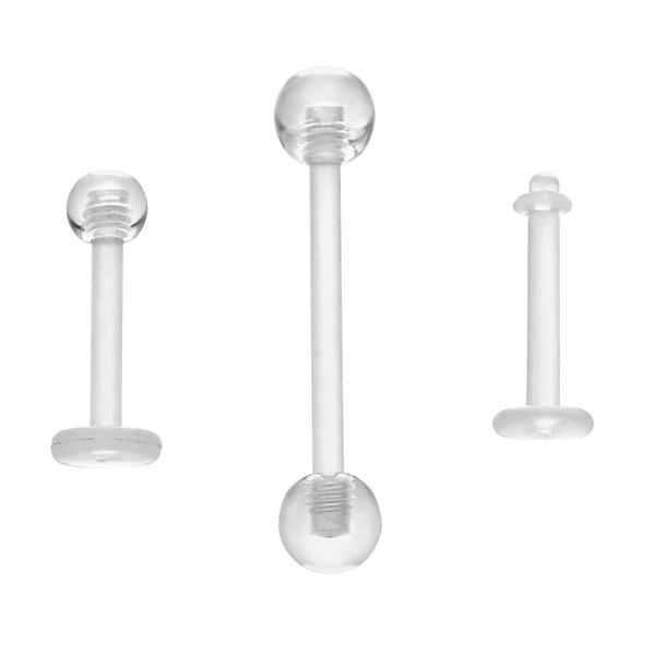 3pc. 16-Gauge Bioflex Labret Set