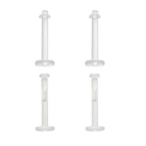 4pc. 16-Gauge Bioflex Labret Retainer