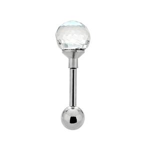 16-Gauge surgical Steel AB Crystal Disco Ball Tragus Earring