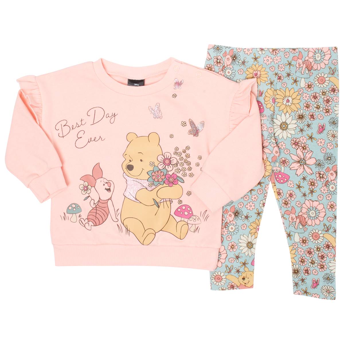 Baby Girl (12-24M) Disney Pooh & Piglet Best Day Ever Set