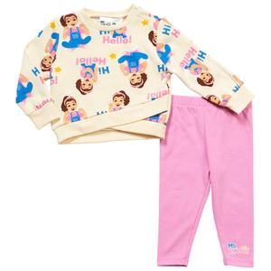 Baby Girl (12-24M) Ms. Rachel(tm) Sweatshirt & Leggings Set