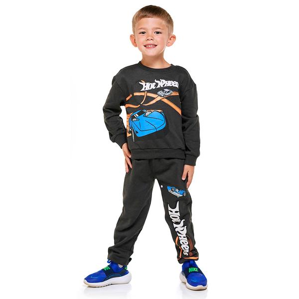 Toddler Boy Hot Wheels 2pc. Graphic Fleece Pullover & Jogger Set