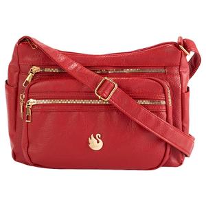 Gloria Vanderbilt Solid Grainy Crossbody with Adjustable Strap