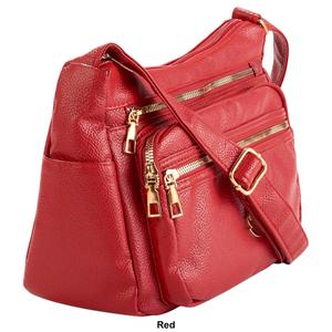 Gloria Vanderbilt Solid Grainy Crossbody with Adjustable Strap alternate view