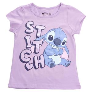 Girls (4-6x) Disney Lilo & Stitch Short Sleeve Stitch Graphic Tee