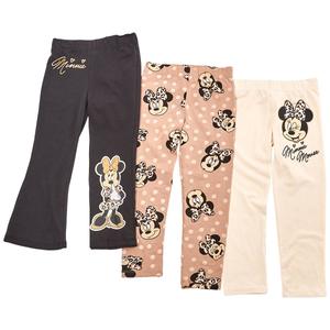 Girls (4-6x) Disney 3pk. Minnie Mouse Mixed Leggings