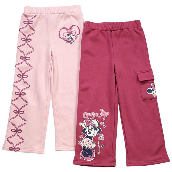 Girls (4-6x) Disney 2pk. Minnie Mouse Bows Wide Leg Pants