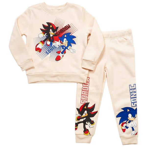 Boys (4-7) Sonic(tm) & Shadow Sweatshirt & Jogger Set - Beige