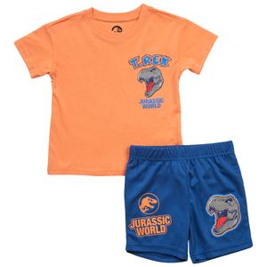 Boys (4-7) Jurassic World Tee & Mesh Shorts Set - Orange