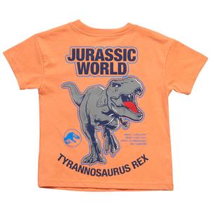 Boys (4-7) Jurassic World Tee & Mesh Shorts Set - Orange alternate view