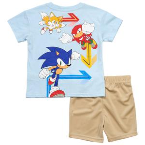Boys (4-7) Sonic(tm) The Hedgehog Team Sonic(tm) Tee & Mesh Shorts Set alternate view