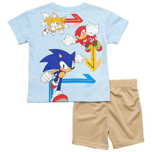 Boys (4-7) Sonic(tm) The Hedgehog Team Sonic(tm) Tee & Mesh Shorts Set alternate view