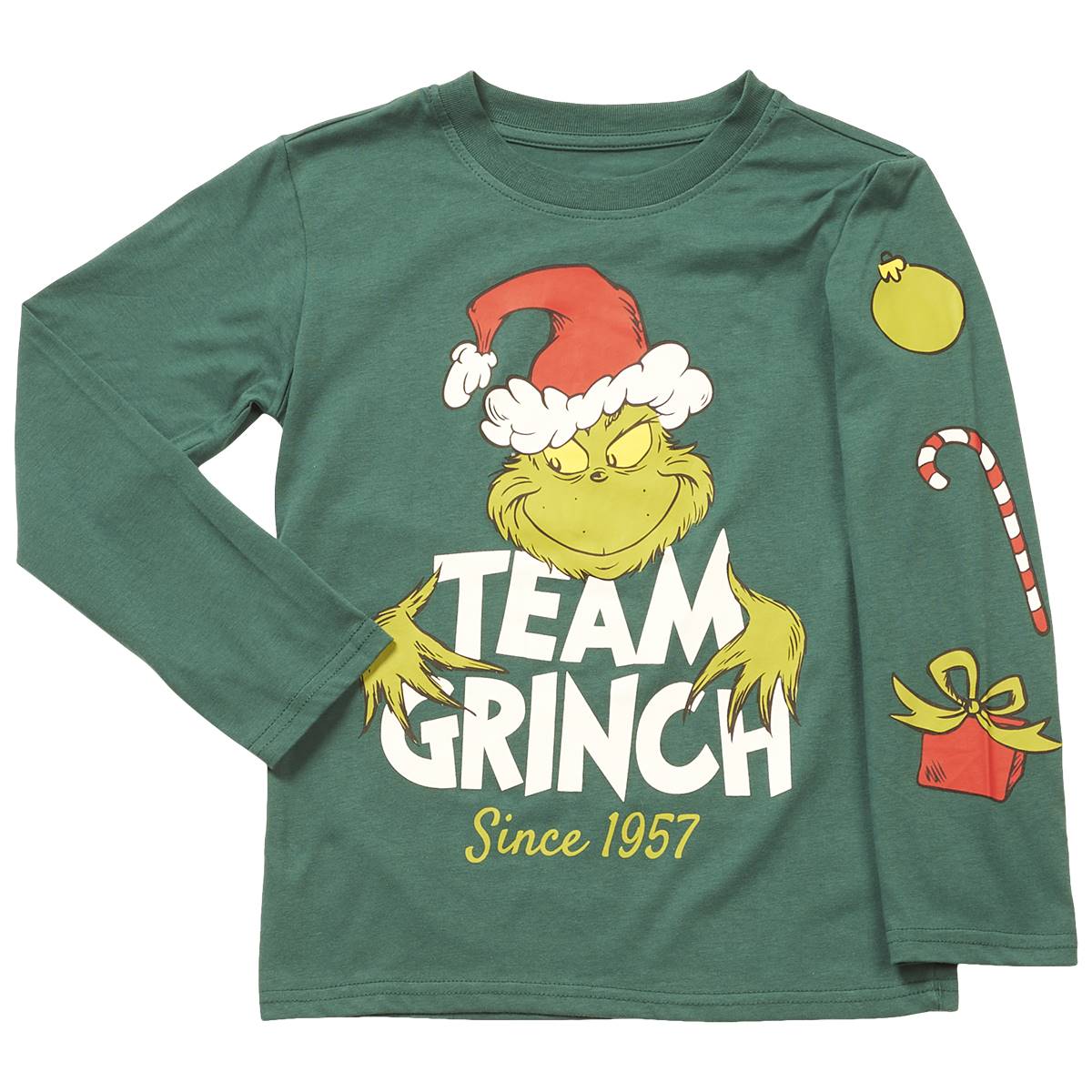 Boys (8-16) Childrens Apparel Team Grinch Long Sleeve Tee