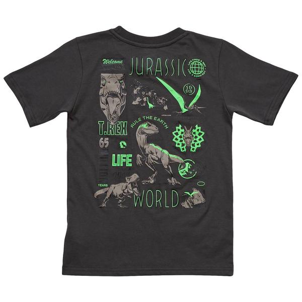 Boys (4-7) Jurassic World Short Sleeve Tee - Dark Grey alternate view