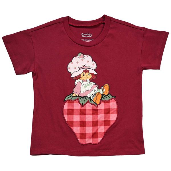 Girls (4-6x) Strawberry Shortcake Plaid Strawberry Tee
