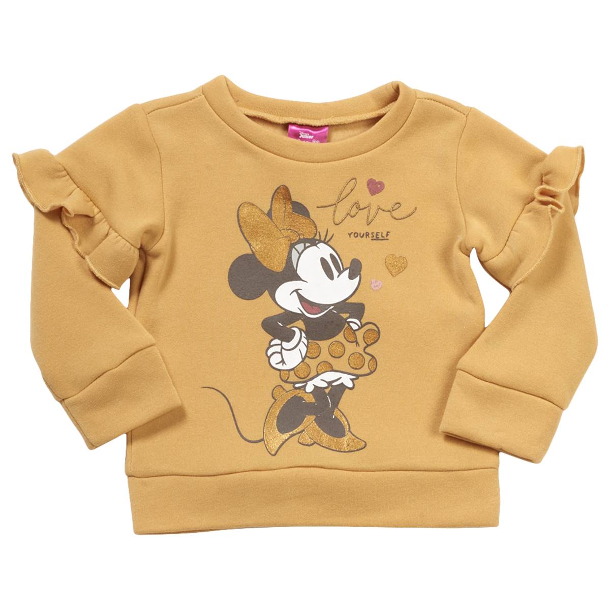 Toddler Girl Disney(R) Minnie Mouse Love Yourself Crewneck