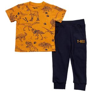Toddler Boy Little Rebels(R) 2pc. T-Rex Dinosaur Tee & Joggers Set